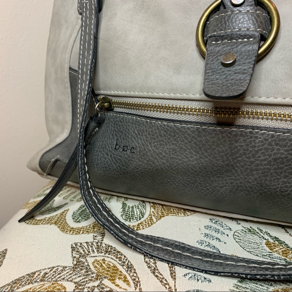 BOC BORN Concepts Gray Shoulder Bag Handbag - Picture 2 of 6